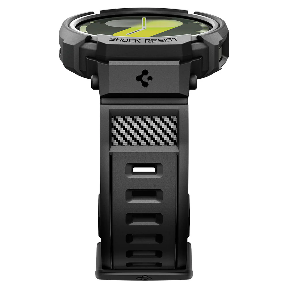 Spigen Galaxy Watch 8 44mm Rugged Armor Pro Band Case (Black) - Image 6