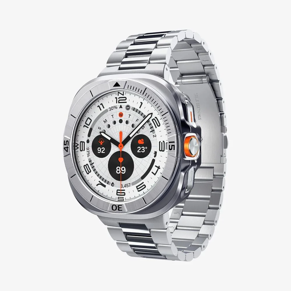 Spigen Galaxy Watch Ultra 47mm 2025/2024 Bezel Tune Pro Case (Silver) - Image 3