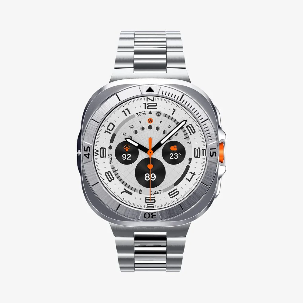 Spigen Galaxy Watch Ultra 47mm 2025/2024 Bezel Tune Pro Case (Silver) - Image 4