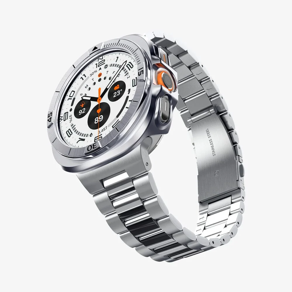 Spigen Galaxy Watch Ultra 47mm 2025/2024 Bezel Tune Pro Case (Silver) - Image 5