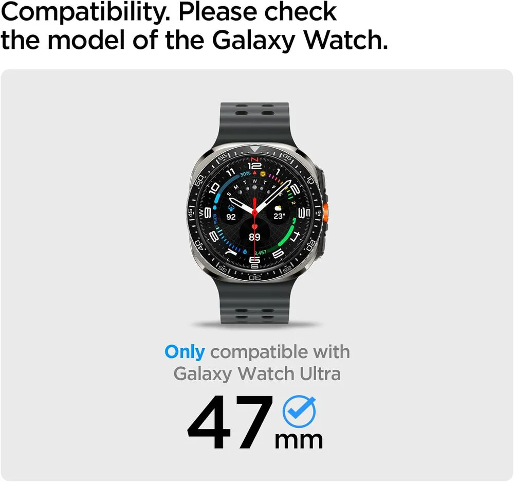 Spigen Galaxy Watch Ultra 47mm 2025/2024 Modern Fit 316L Band (Silver) - Image 6