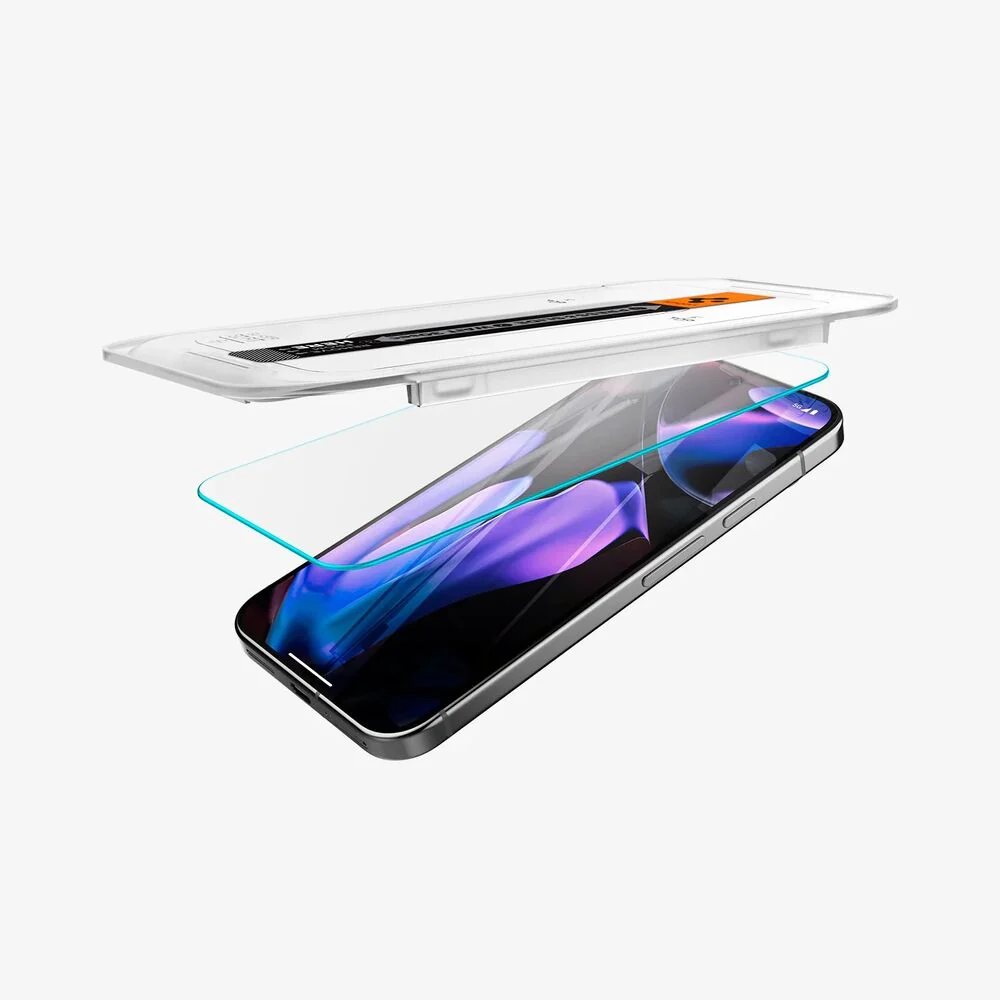Spigen Google Pixel 10/10 Pro/9/9 Pro EZ Fit GLAS.tR Slim 2PCS Glass Screen Protector (Clear) - Image 6