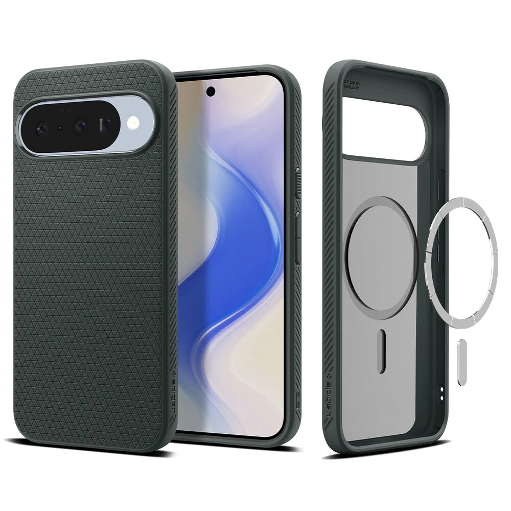 Spigen Google Pixel 10/10 Pro Liquid Air (MagFit) Case (Abyss Green) - Image 2