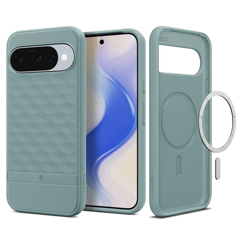 Spigen Google Pixel 10/10 Pro Parallax (MagFit) Case (Sage Green) - Image 2