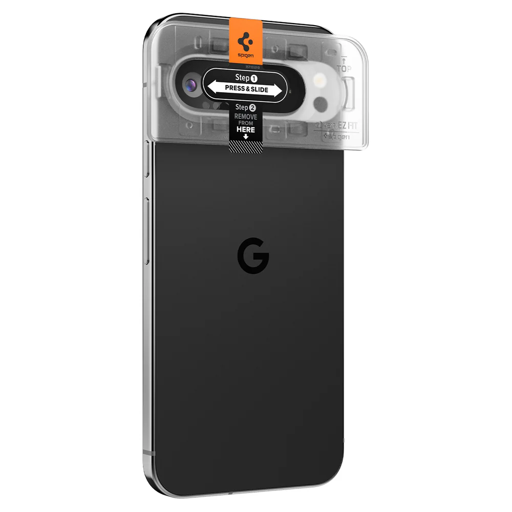 Spigen Google Pixel 9 Pro EZ Fit GLAS.tR Optik 2PCS Camera Lens Protector - Clear - Image 3
