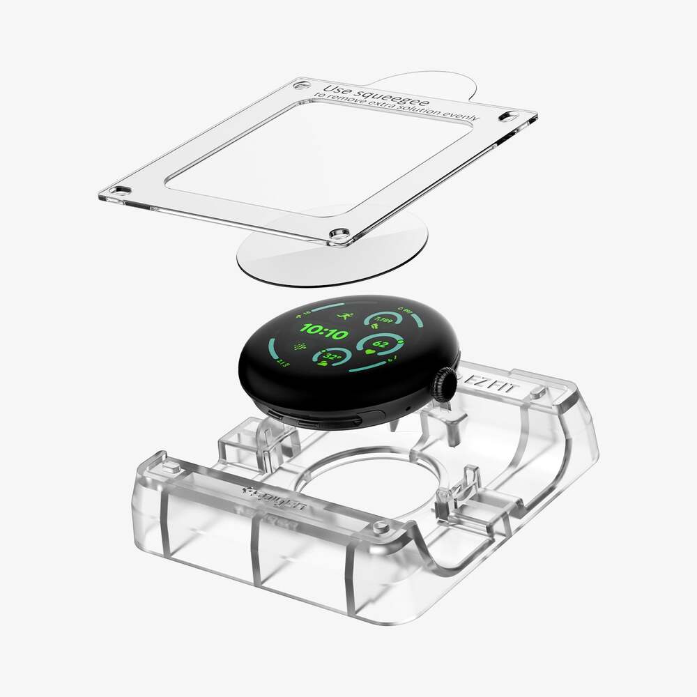 Spigen Google Pixel Watch 4/3 41mm Elite Shield EZ Fit 2PCS Screen Protector (Clear) - Image 3