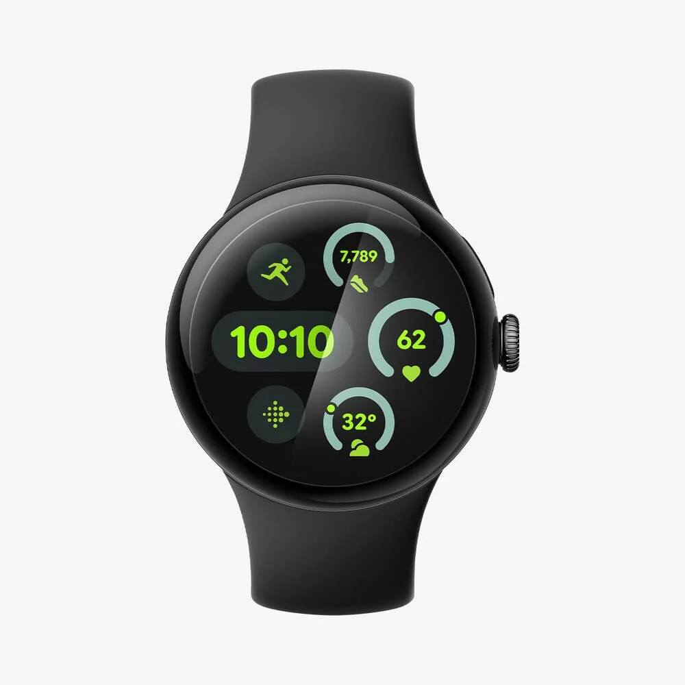 Spigen Google Pixel Watch 4/3 45mm Elite Shield EZ Fit 2PCS Screen Protector (Clear) - Image 2