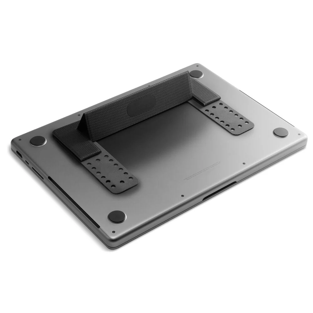 Spigen LD201-S1 Slim Fold Adhesive Laptop MacBook Tablet Stand (Black) - Image 6