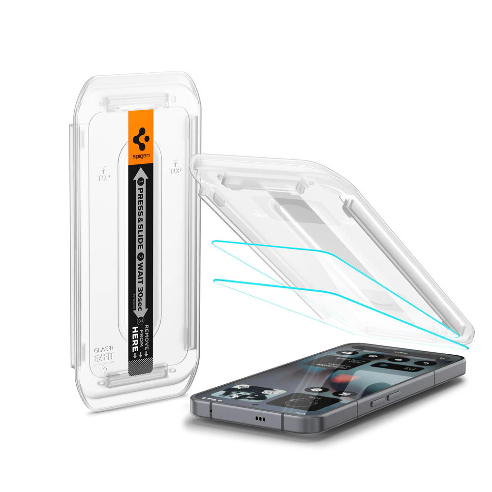 Spigen Nothing Nothing Phone (3) GLAS.tR EZ Fit 2PCS Glass Screen Protector - Clear - Image 2