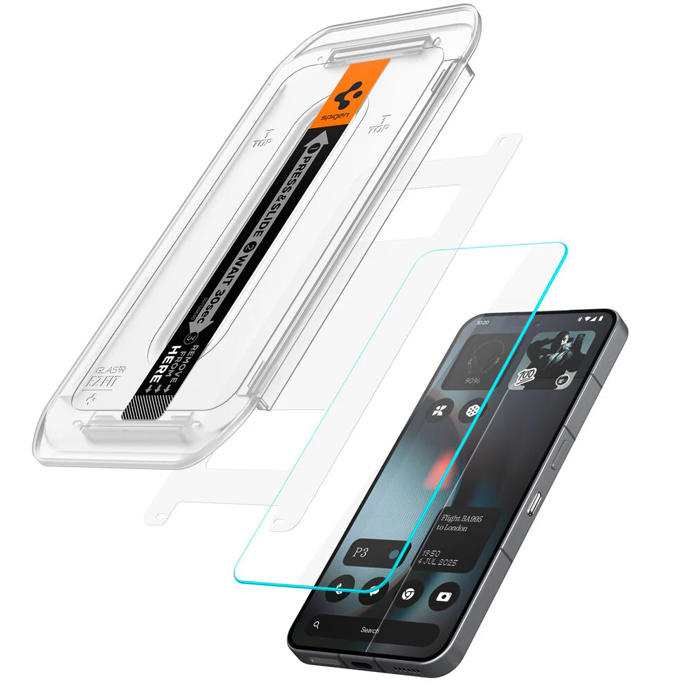 Spigen Nothing Nothing Phone (3) GLAS.tR EZ Fit 2PCS Glass Screen Protector - Clear - Image 3
