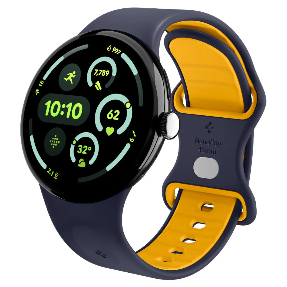 Spigen Pixel Watch 4/3 45mm Nano Pop Wristband (Blueberry Navy) - Image 3