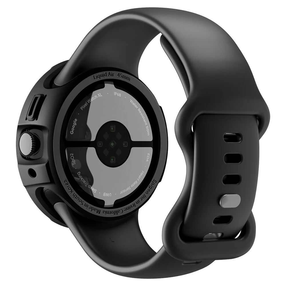 Spigen Pixel Watch 4 45mm Liquid Air Case with Stand (Black) - Image 3