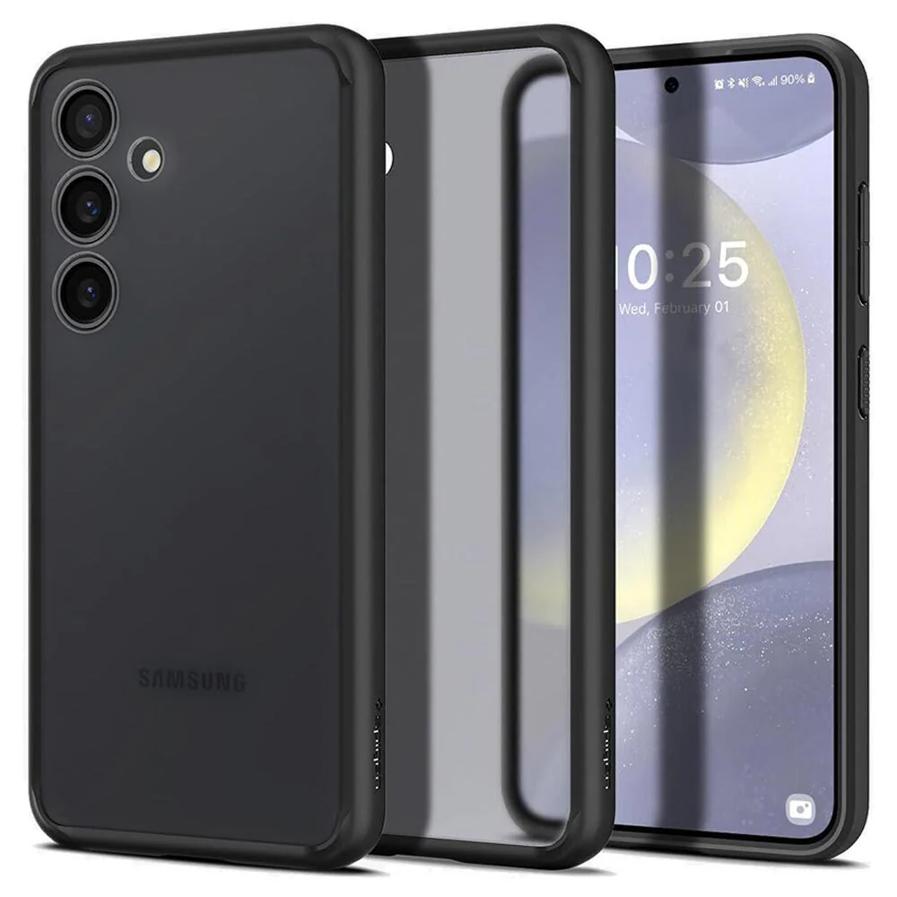Spigen Samsung Galaxy S24 Plus Ultra Hybrid Case - Frost Black