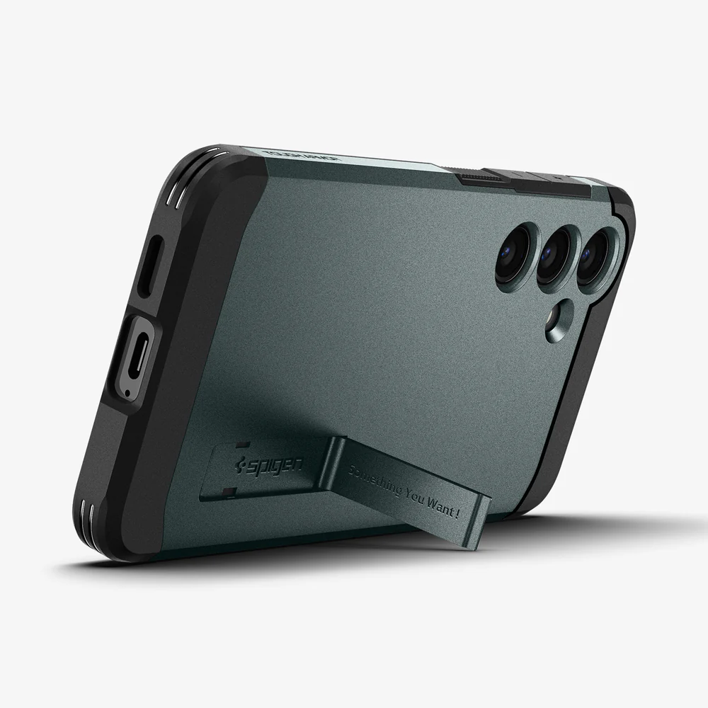 Spigen Samsung Galaxy S24 Tough Armor Case - Abyss Green - Image 6