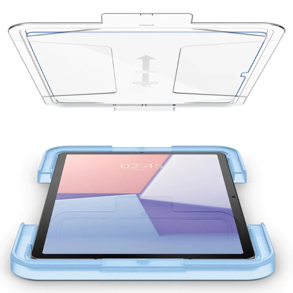 Spigen Samsung Galaxy Tab S10 FE/S9 FE/ S9 EZ Fit GLAS.tR Slim 1PC Glass Screen Protector (Clear) - Image 4