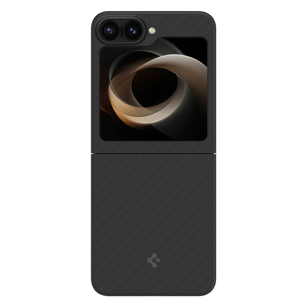 Spigen Samsung Galaxy Z Flip 6/7 FE AirSkin Aramid Case (Black) - Image 2