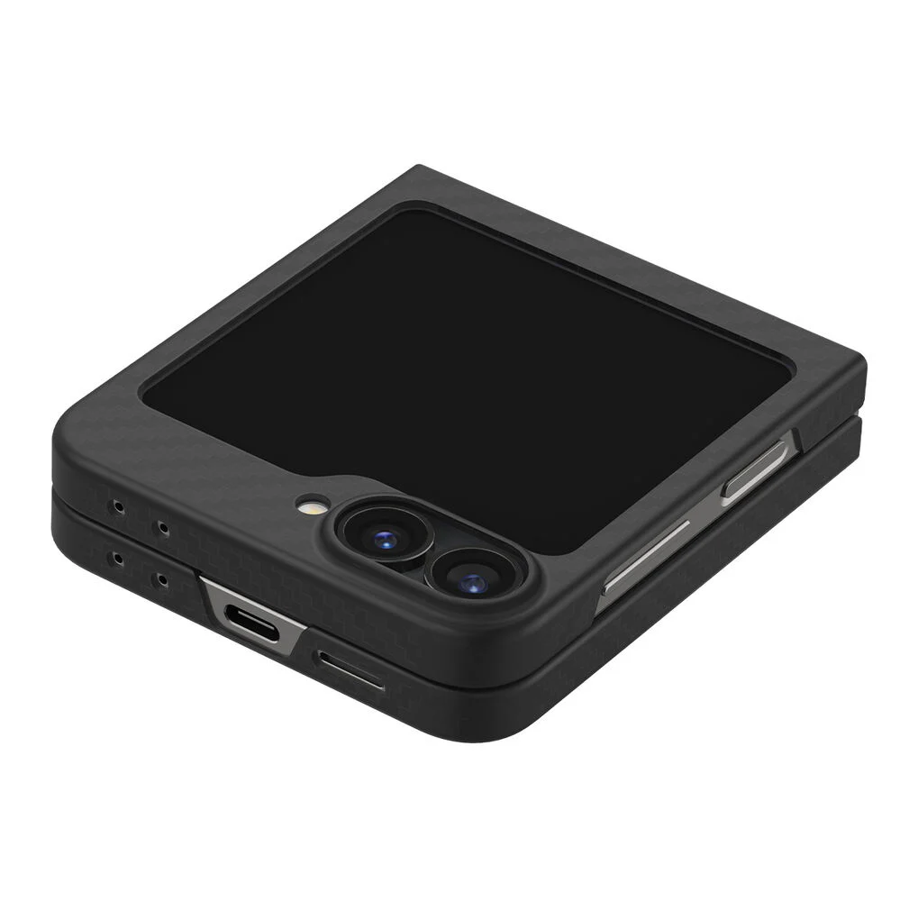 Spigen Samsung Galaxy Z Flip 6/7 FE AirSkin Aramid Case (Black) - Image 5