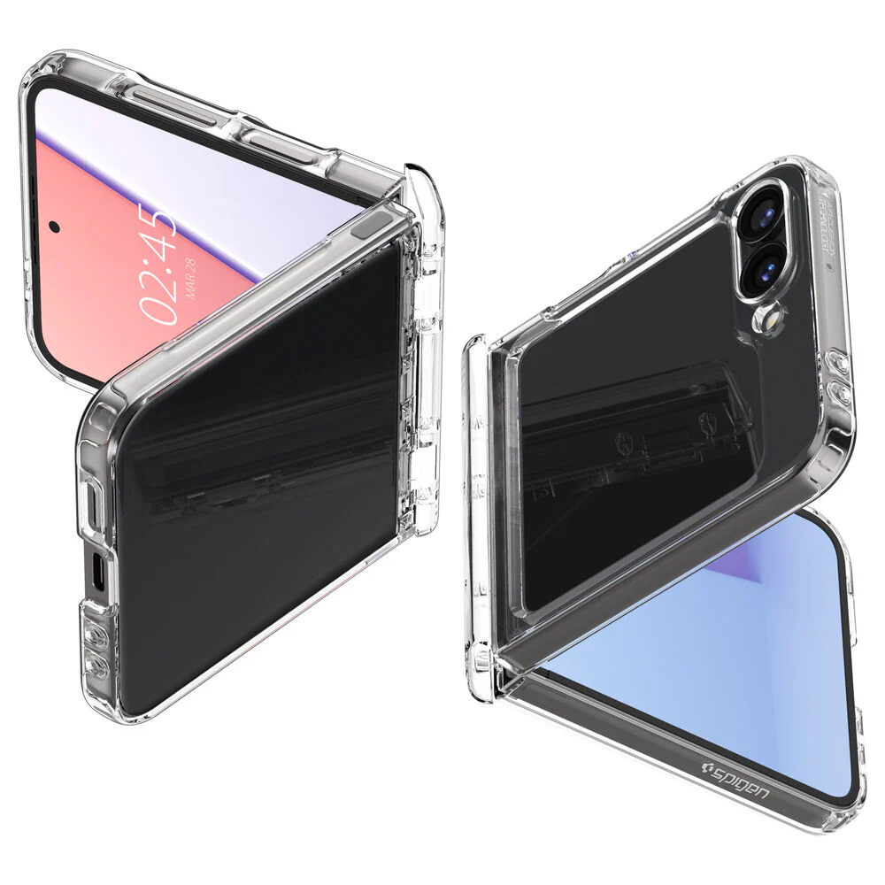Spigen Samsung Galaxy Z Flip 6/7 FE Ultra Hybrid Pro Case (Clear)