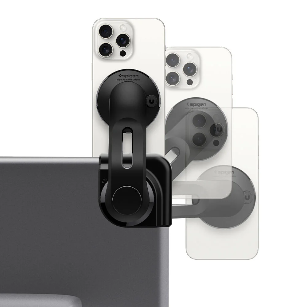 SPIGEN Tesla ITLST90 OneTap Magnetic Screen Mount (Black) - Image 4