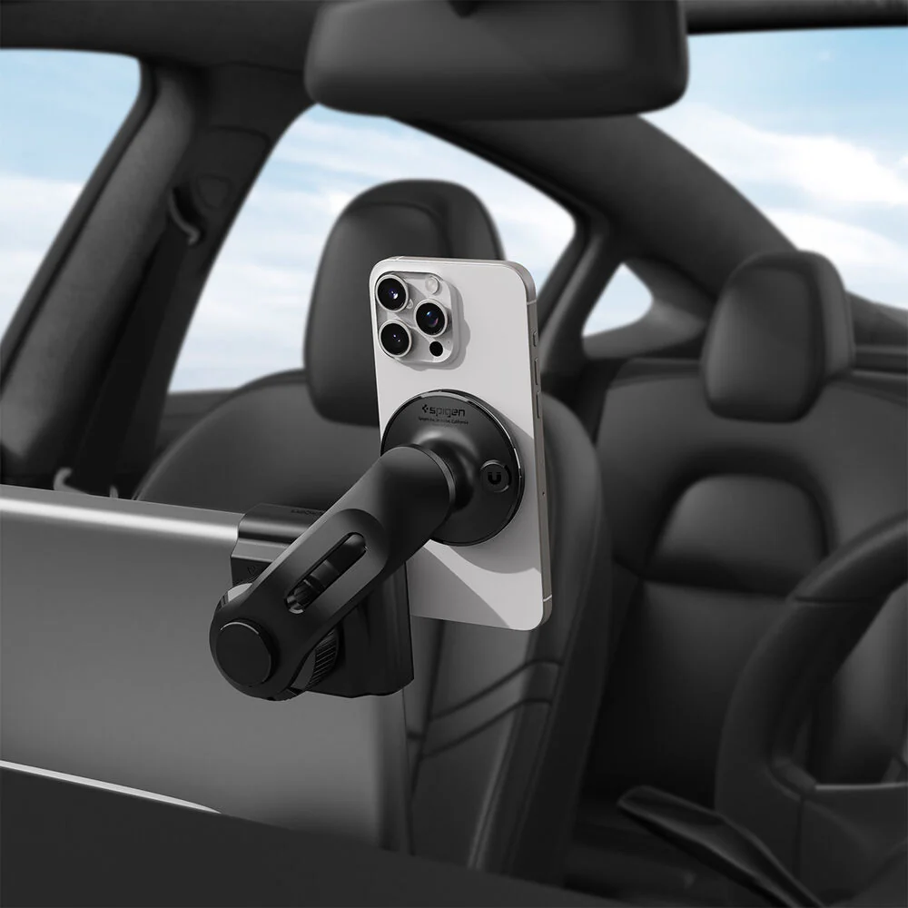 SPIGEN Tesla ITLST90 OneTap Magnetic Screen Mount (Black) - Image 6