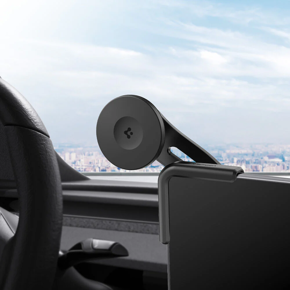 SPIGEN Tesla ITLST90 OneTap Magnetic Screen Mount (Black) - Image 7