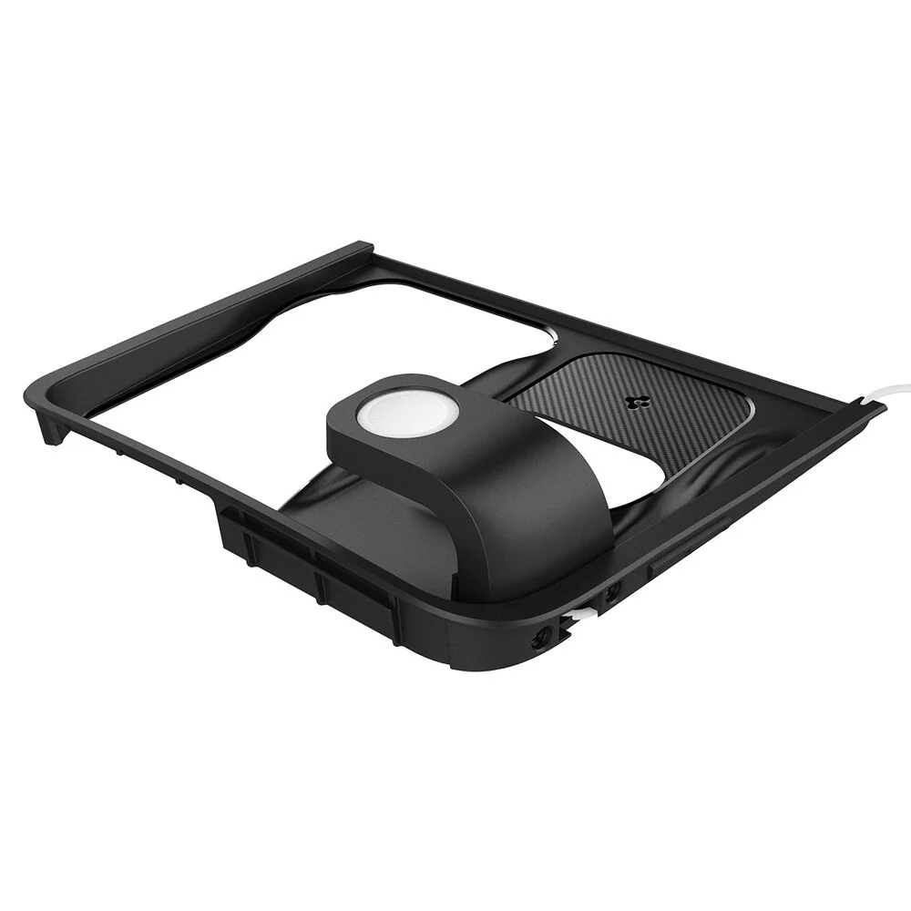 Spigen Tesla Model Y Juniper (2025-2026) 3 in 1 Charging Hub Mount TO272 (Black) - Image 2