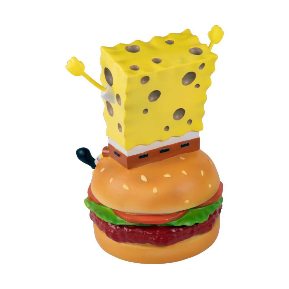 SpongeBob SquarePants On Hamburger Resin Statue Action Figure Display 21cm - Image 3
