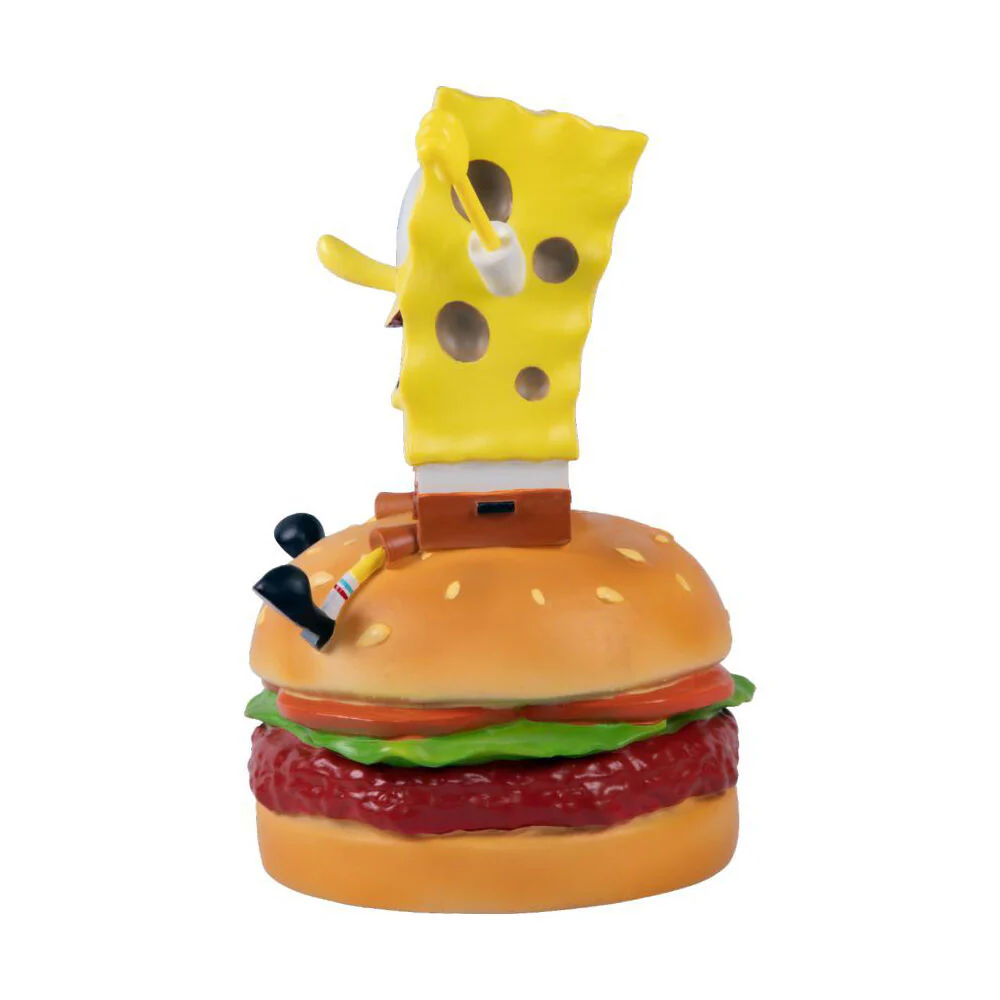 SpongeBob SquarePants On Hamburger Resin Statue Action Figure Display 21cm - Image 4