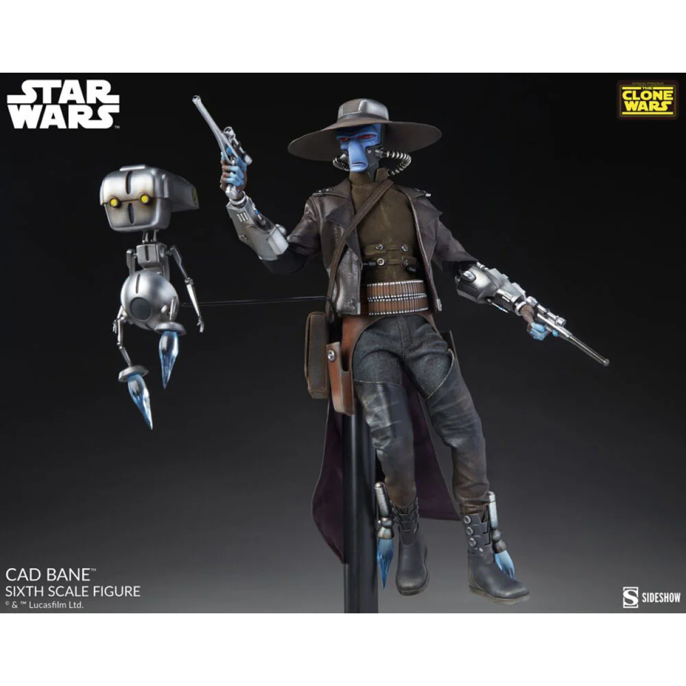 Star Wars 44cm Cad Bane 1:6 Statue Figure Collectable Toy - Image 4