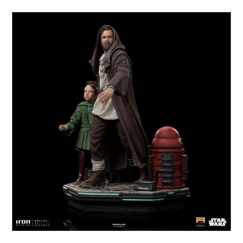 Star Wars Obi-Wan & Young Leia DLX 1:10 Statue Collectable - Image 3