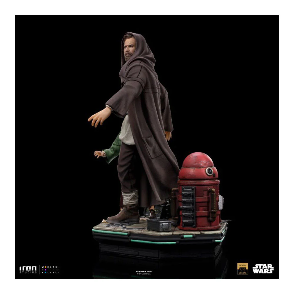 Star Wars Obi-Wan & Young Leia DLX 1:10 Statue Collectable - Image 4