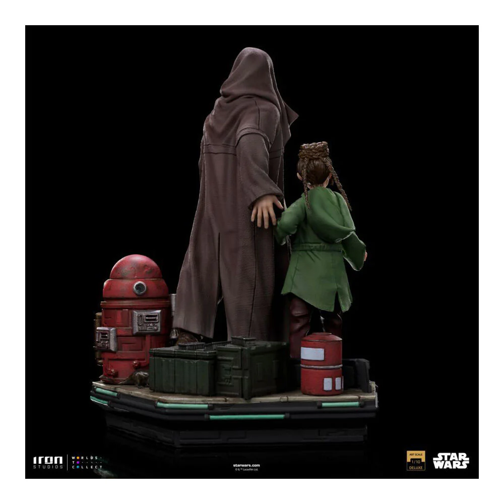 Star Wars Obi-Wan & Young Leia DLX 1:10 Statue Collectable - Image 6
