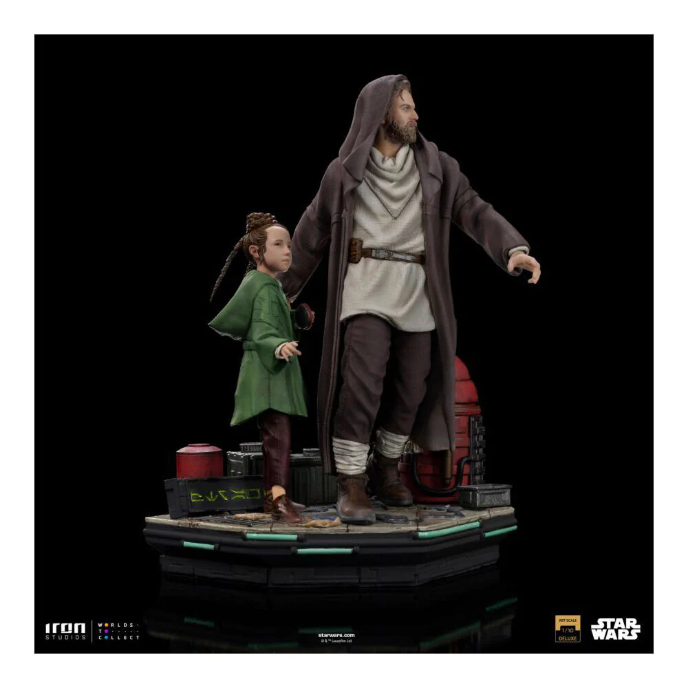Star Wars Obi-Wan & Young Leia DLX 1:10 Statue Collectable - Image 7
