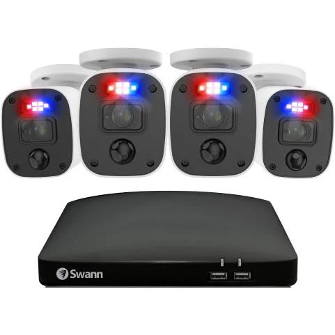 Swann 2K Home Wired DVR Security Camera Kit (4 Pack) - Image 2