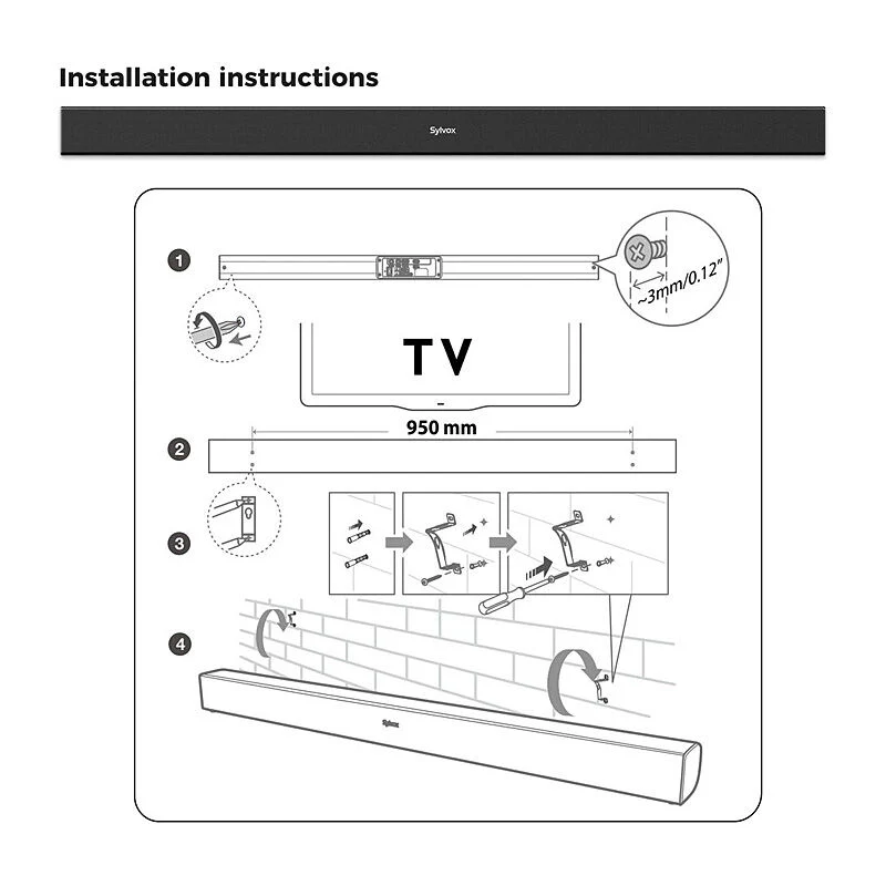 Sylvox Waterproof Outdoor TV Soundbar S2 - Image 5