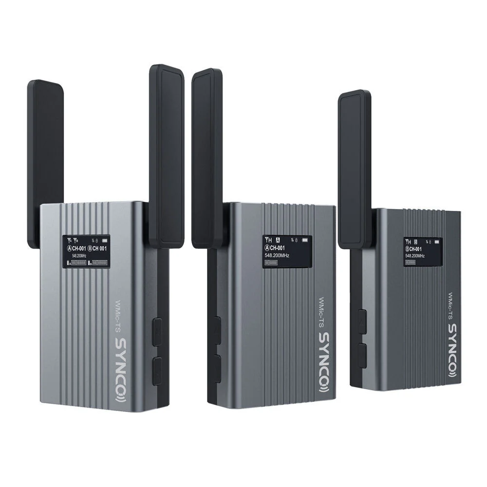 Synco UHF Wireless Lavalier Microphone System RX/TX Kit [3-Pieces]