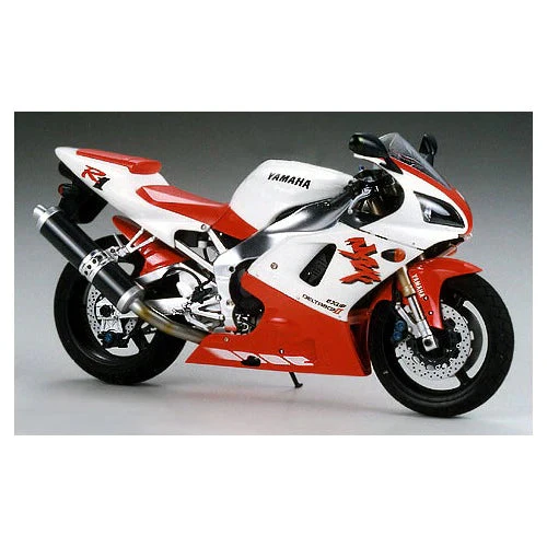 Tamiya 1/12 Yamaha YZF-R1 Super Sports Motorcycle Scaled Plastic Model Kit - Image 3