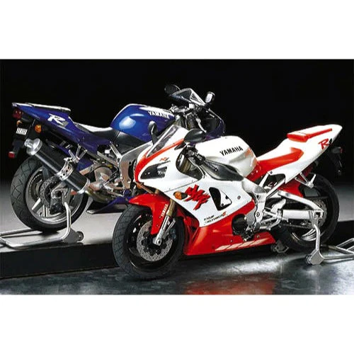 Tamiya 1/12 Yamaha YZF-R1 Super Sports Motorcycle Scaled Plastic Model Kit - Image 4