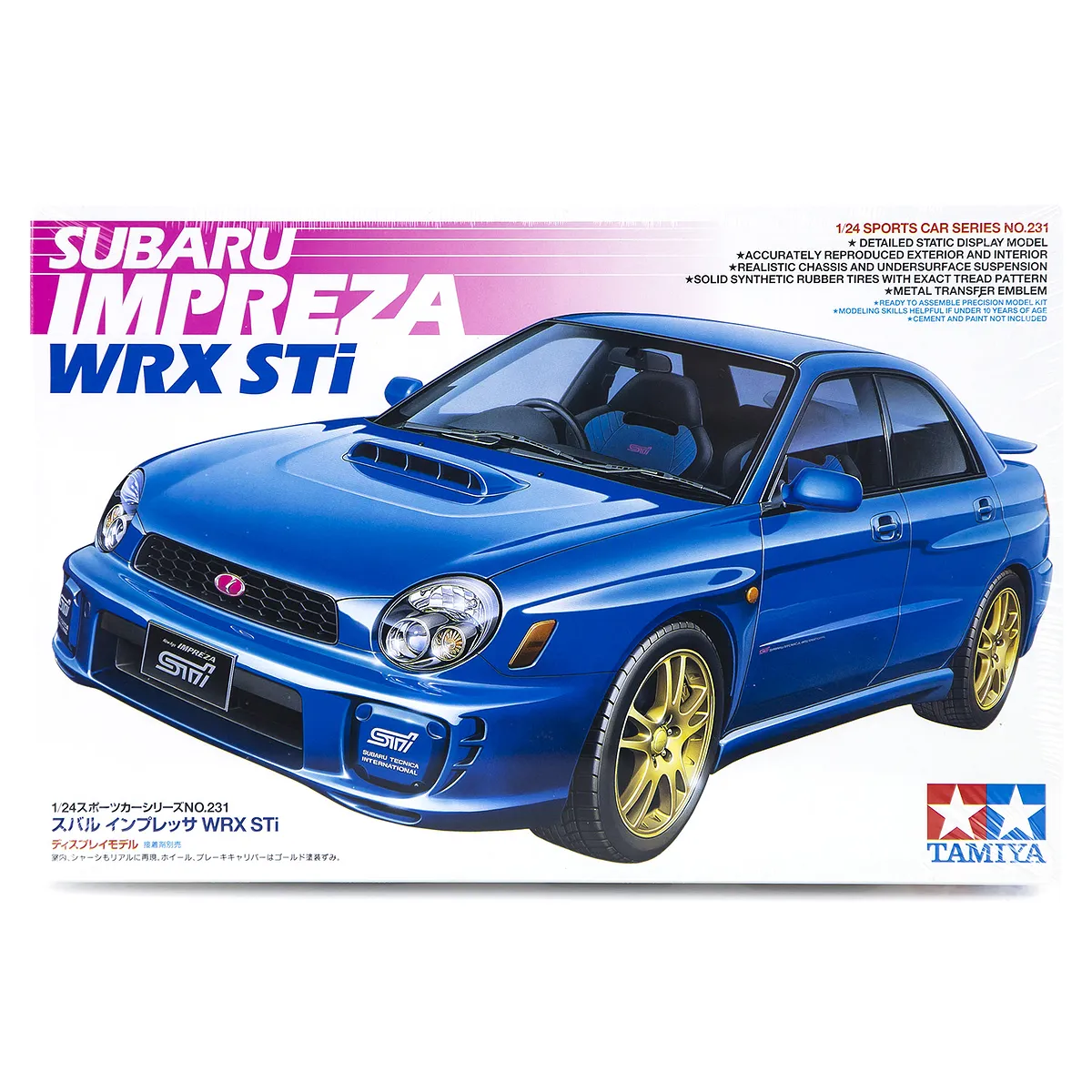 Tamiya 1/24 Subaru Impreza WRX STi Scaled Plastic Model Kit
