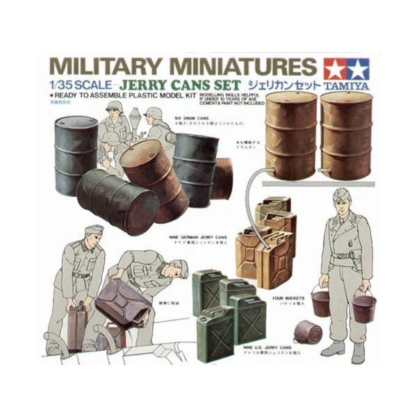 Tamiya 1/35 Jerry Can Set - Image 3