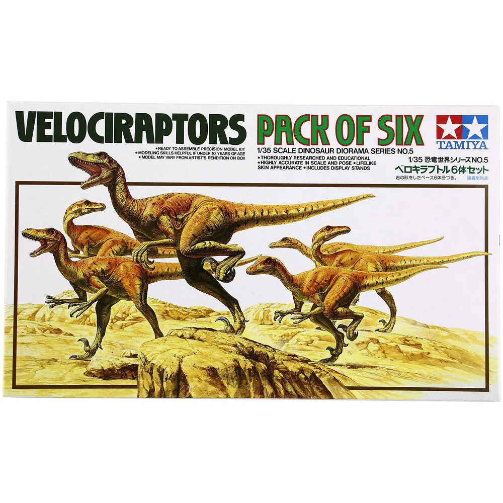 Tamiya 1/35 Velociraptors Diorama (Pack of 6) - Image 3