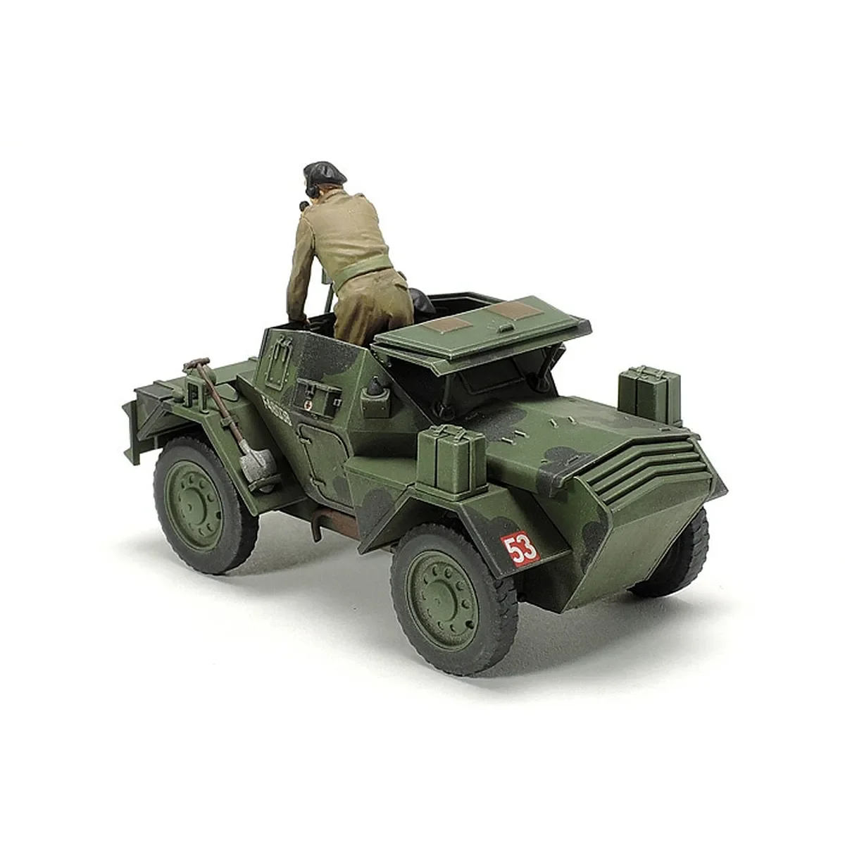 Tamiya 1/48 British Dingo Mk.II Armored Scout Car Scaled Plastic Model Kit - Image 3