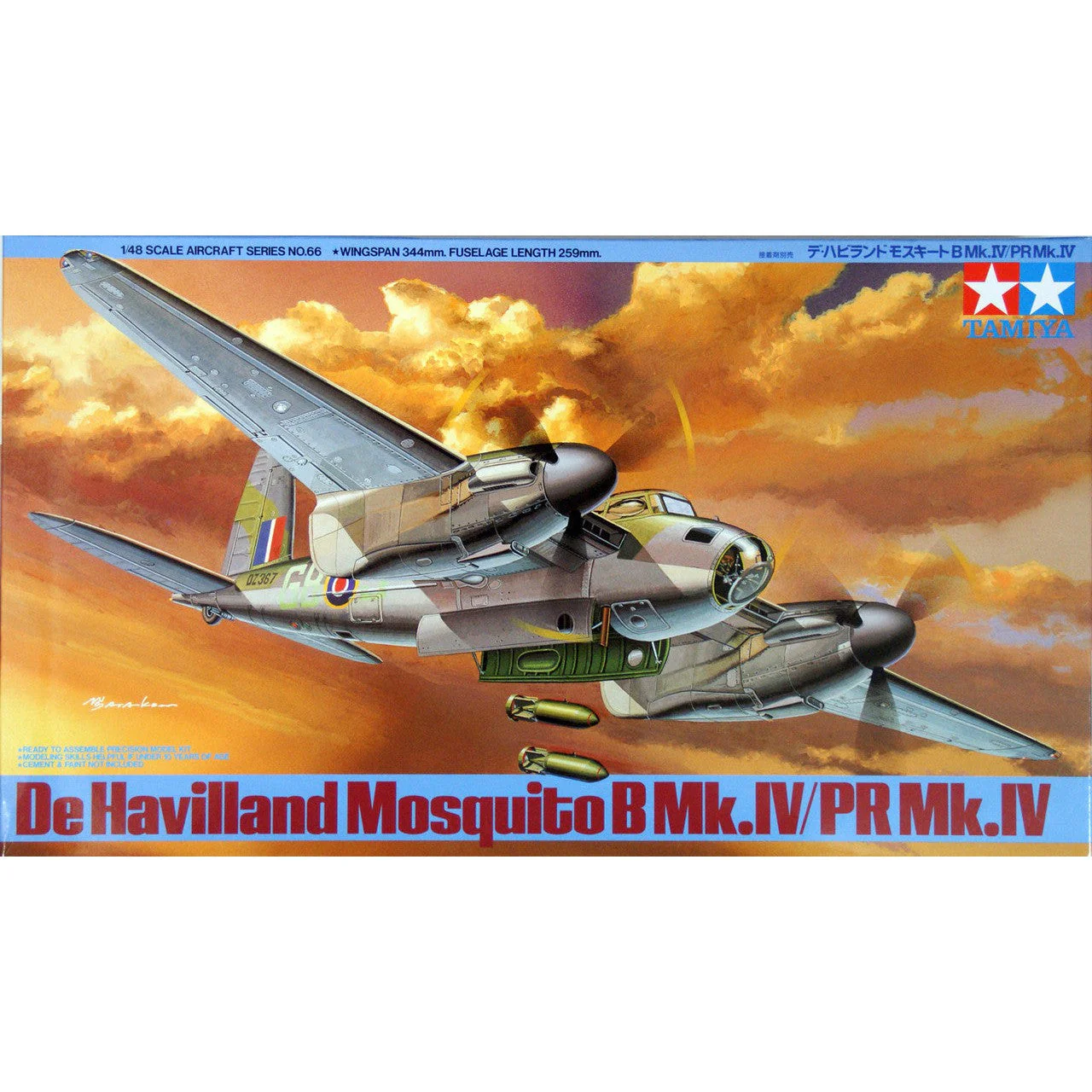 Tamiya 1/48 De Havilland Mosquito Mk.IV/PR Mk.IV - Image 3