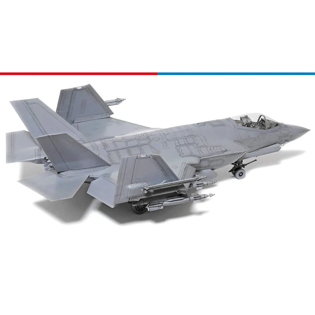 Tamiya 1/48 Lockheed Martin F-35C Lightning II Scaled Plastic Model Kit - Image 7