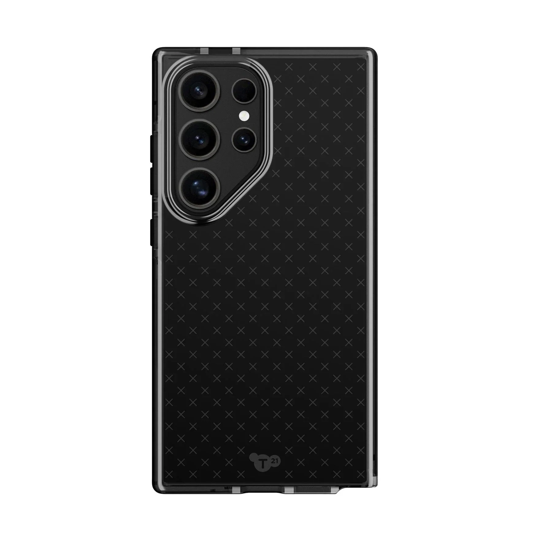 Tech21 EvoCheck Phone Case for Samsung Galaxy S24 Ultra (Smokey/Black)