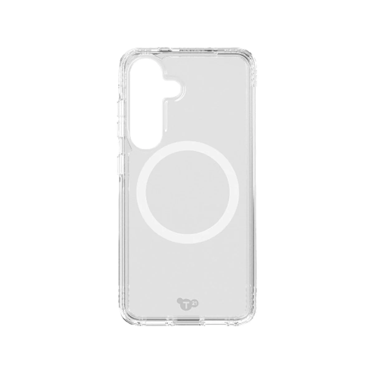 Tech21 EvoClear with Magnet Phone Case for Samsung Galaxy S25 (Clear)
