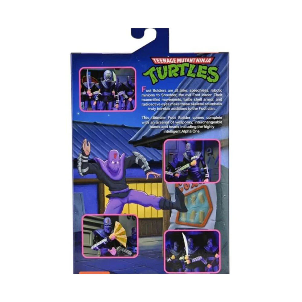 Teenage Mutant Ninja Turtles TV 1987 Foot Soldier Deluxe 7in Action Figure - Image 3