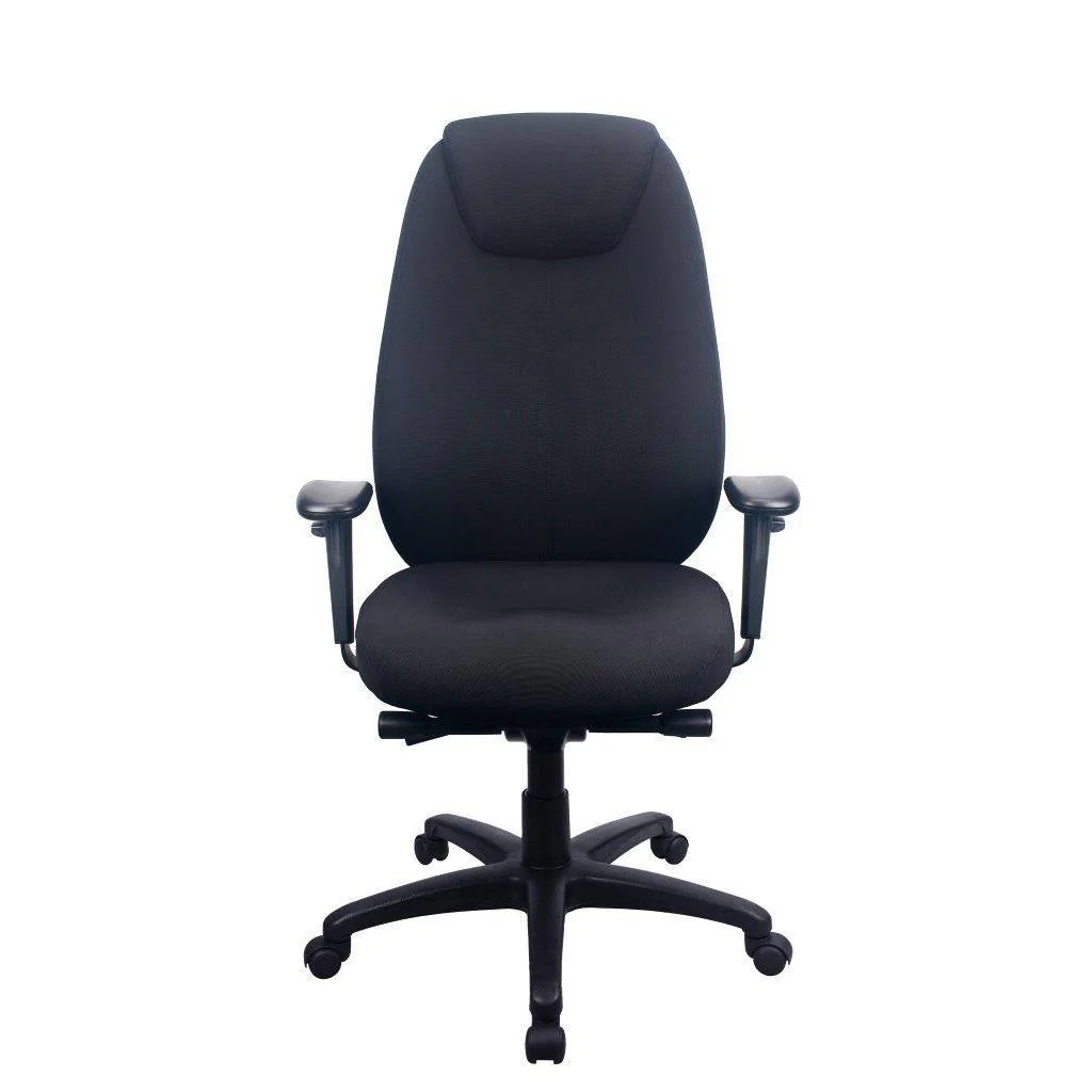 TEMPUR TP6400 Ergonomic Fabric Swivel Office Chair (Black)