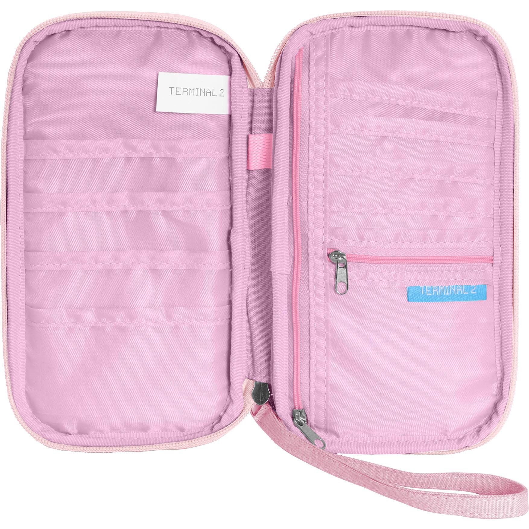 Terminal 2 Family RFID Passport Wallet (Pink) - Image 3