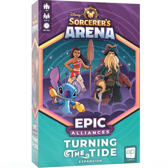 The Op Disney Sorcerer's Arena Epic Alliances Turning the Tide Expansion Board Game